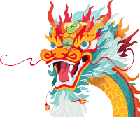 中国龙PNG插图节日素材
