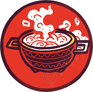 卡通火锅可商用插图
