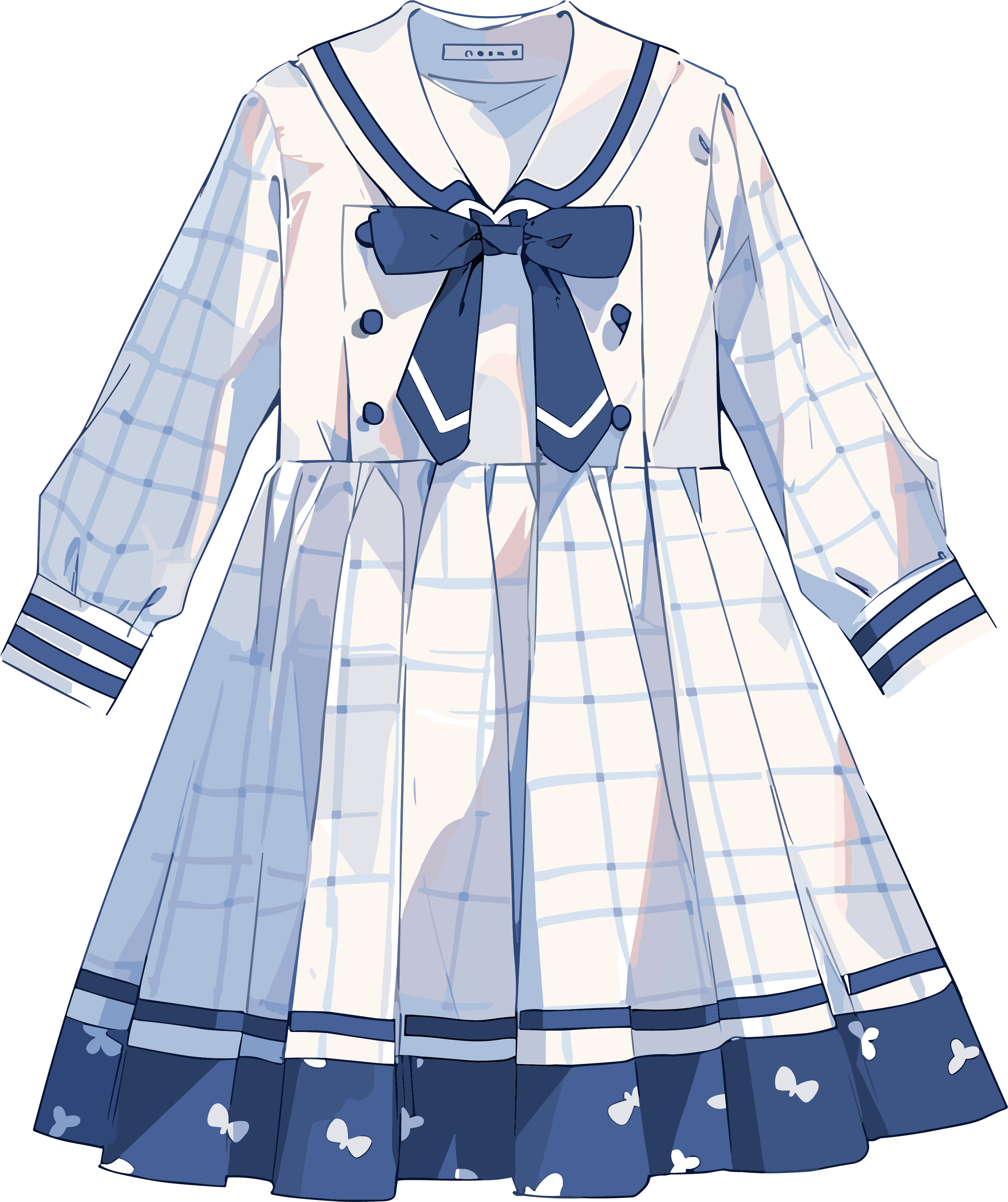 衣服卡通可爱插图