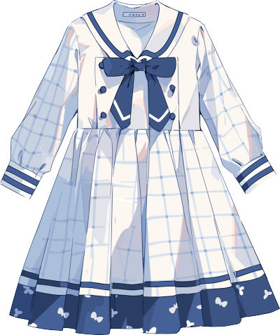 衣服卡通可爱插图