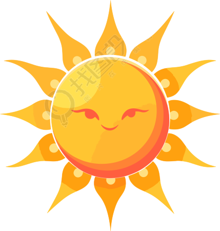 太阳卡通高清图形素材