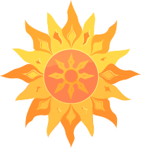 太阳卡通创意设计素材