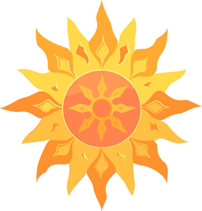 太阳卡通创意设计素材