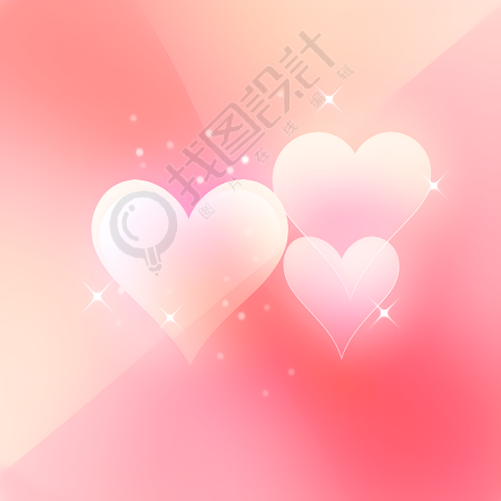 婚礼背景插画设计素材