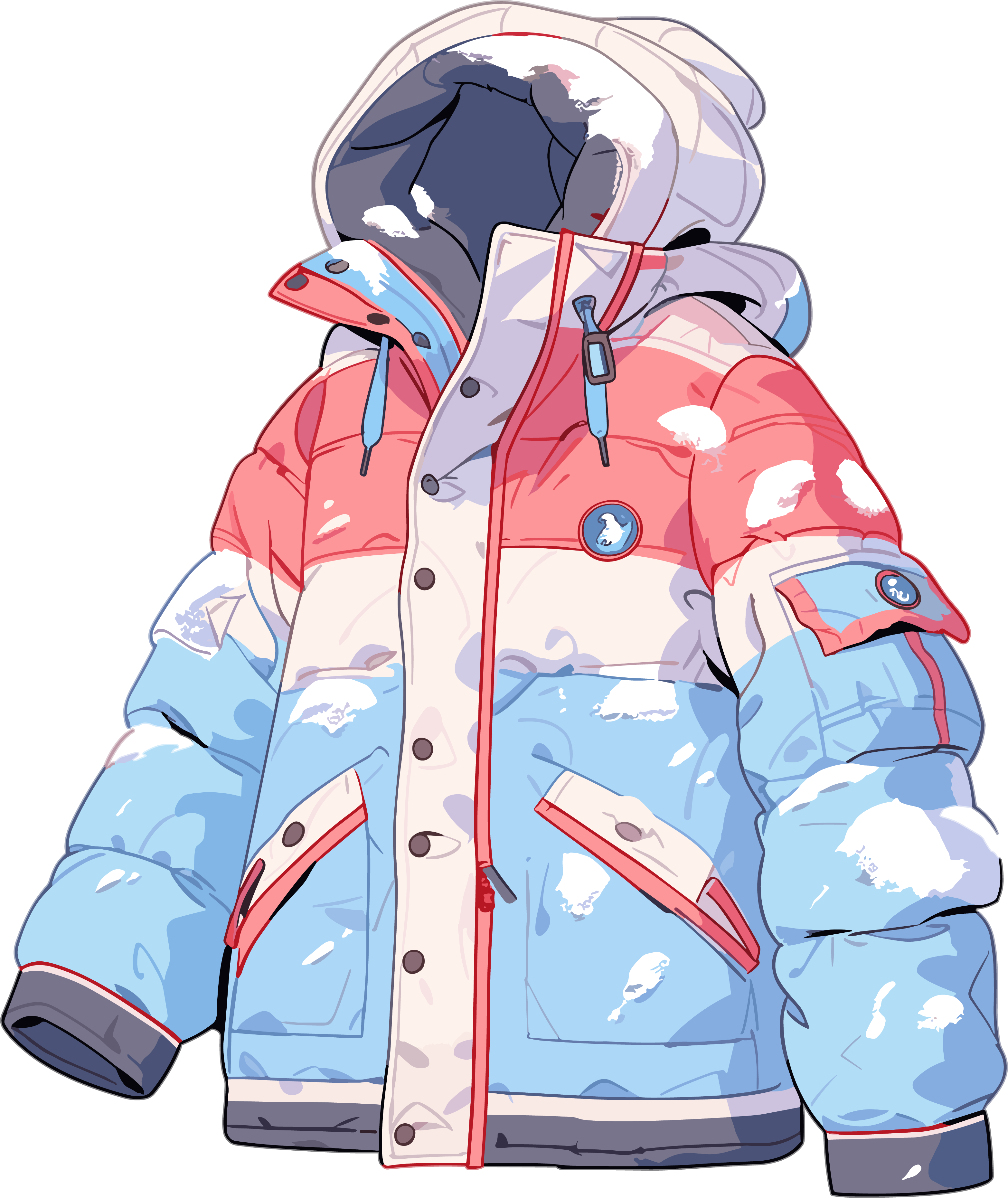 衣服卡通插画设计元素