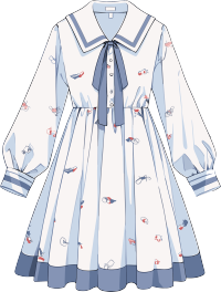 衣服卡通插画素材