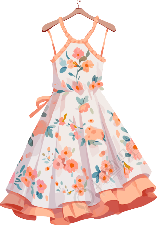 衣服卡通可商业插画