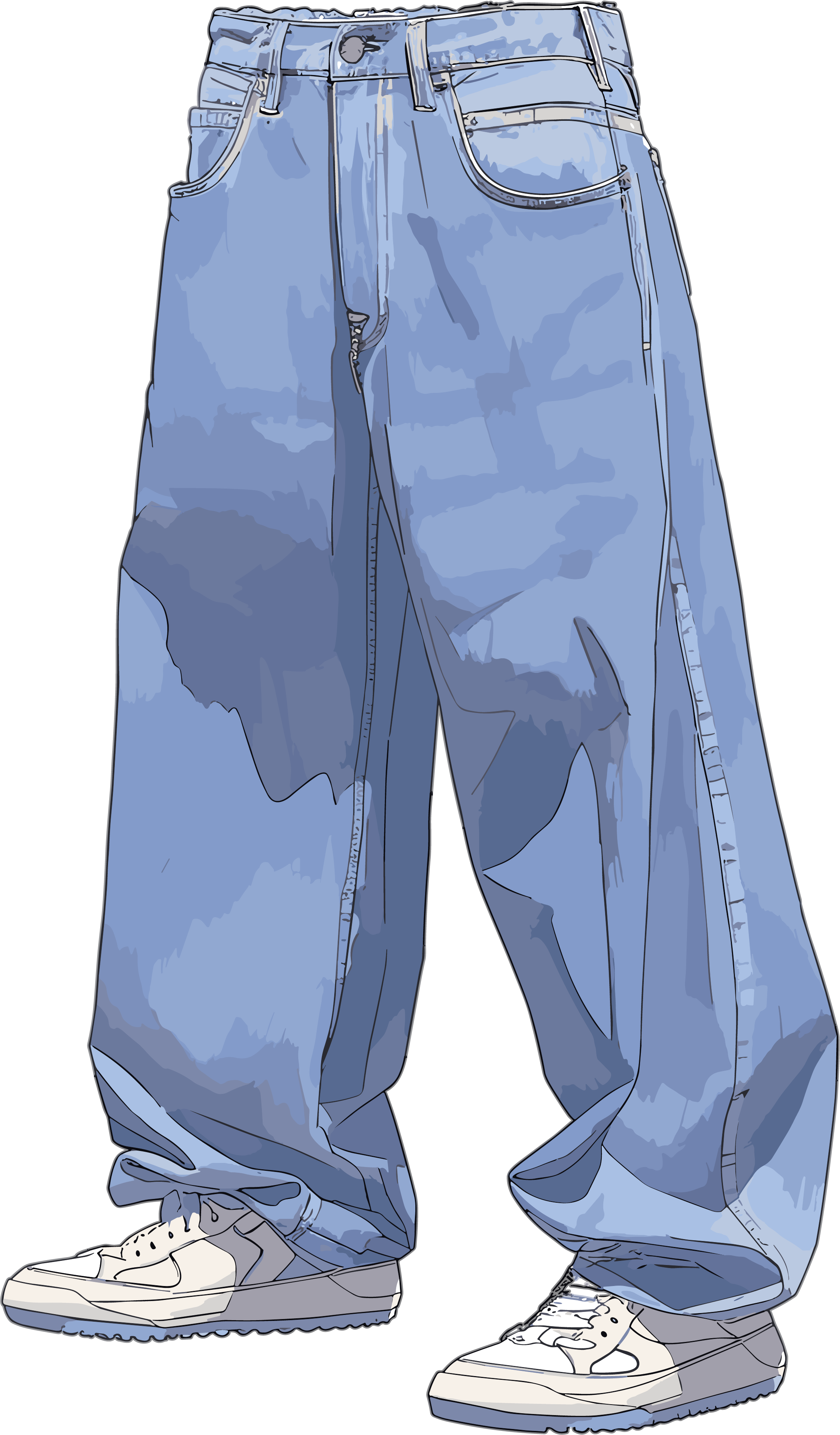 衣服卡通简约素材