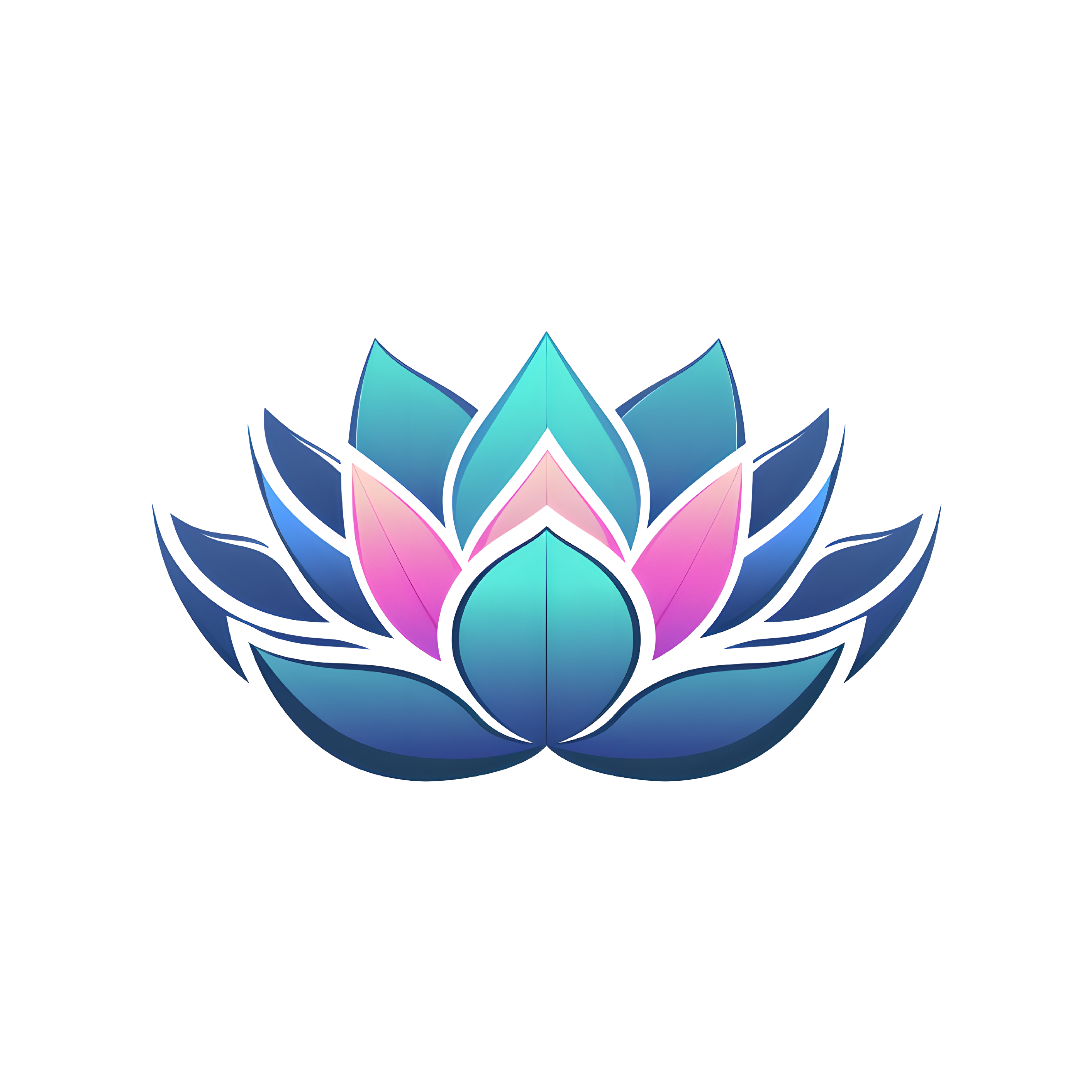 莲花logo创意设计元素