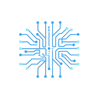 科技图标商用插图
