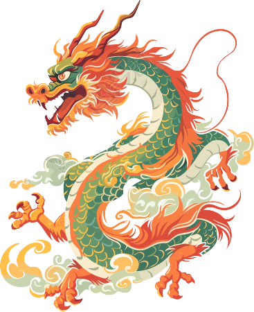 龙矢量素材
