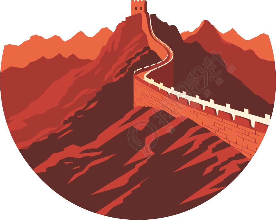 长城logo图标设计素材