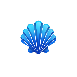 贝壳logo简洁大方素材