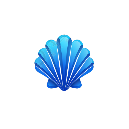 贝壳logo简洁大方素材