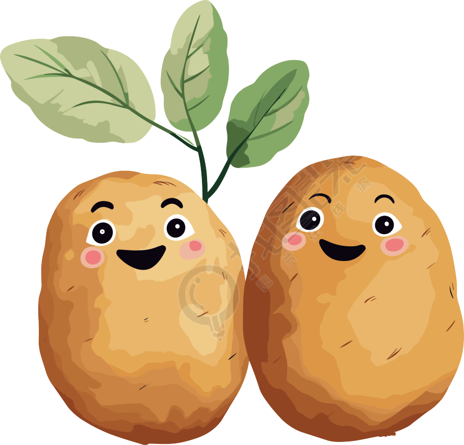 土豆卡通商用插画