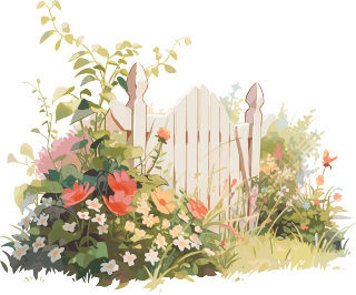 花园卡通素材