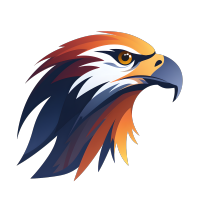 老鹰logo高清插画