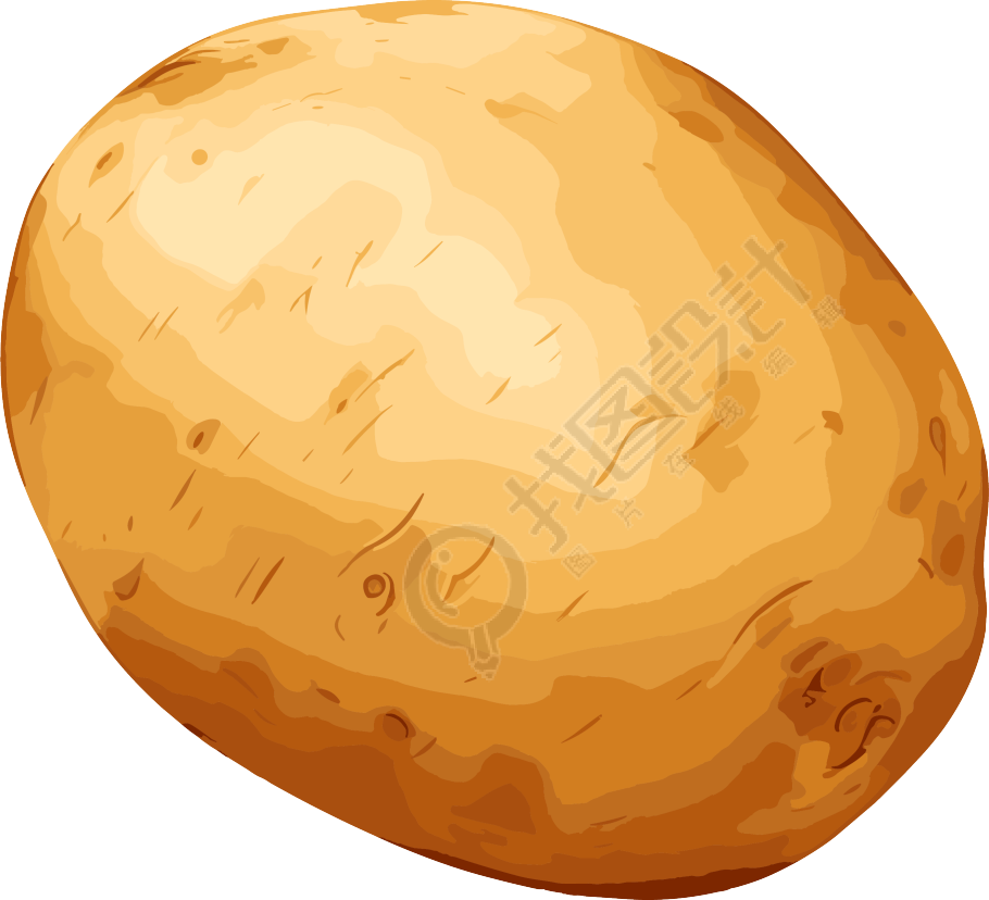 土豆卡通插画