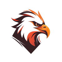 老鹰logo元素插画