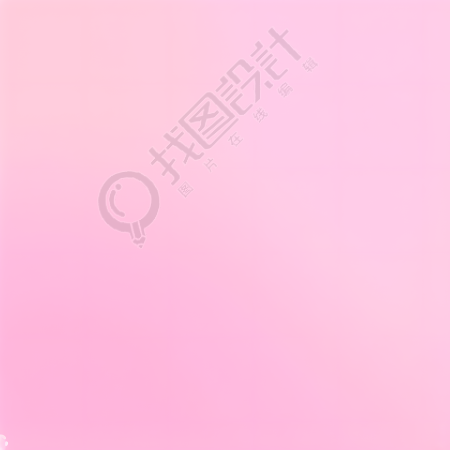 粉色背景插画设计