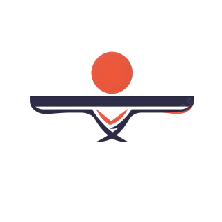乒乓球logo可商用插画