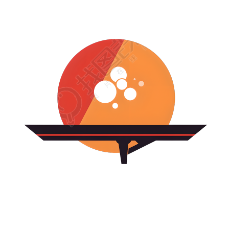 乒乓球logo图标素材