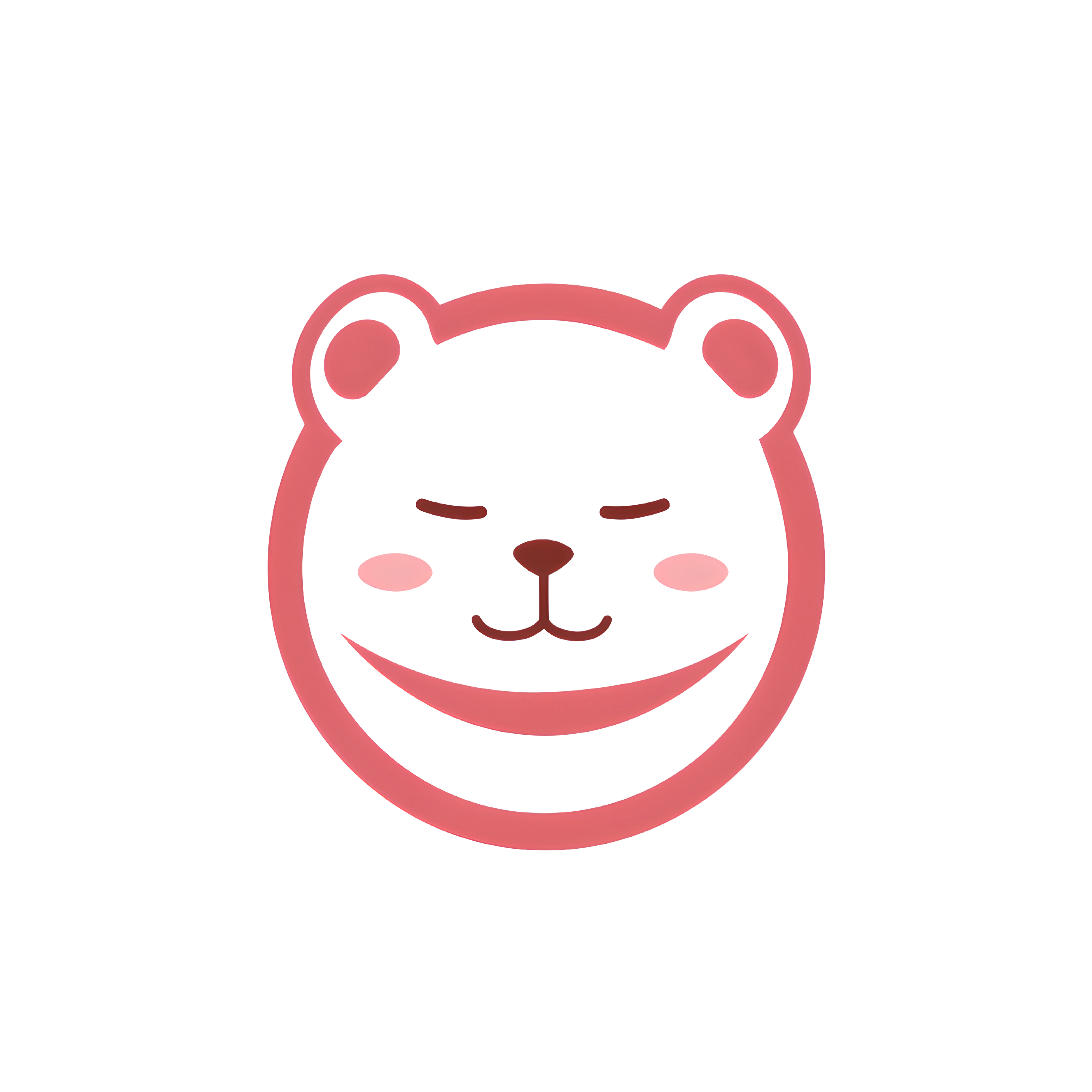 小熊logo可商用设计素材