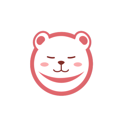 小熊logo可商用设计素材