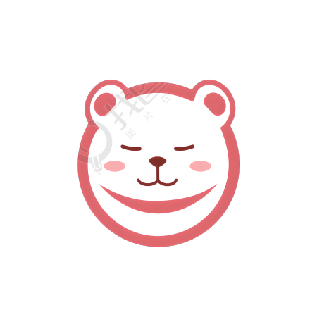 小熊logo可商用设计素材