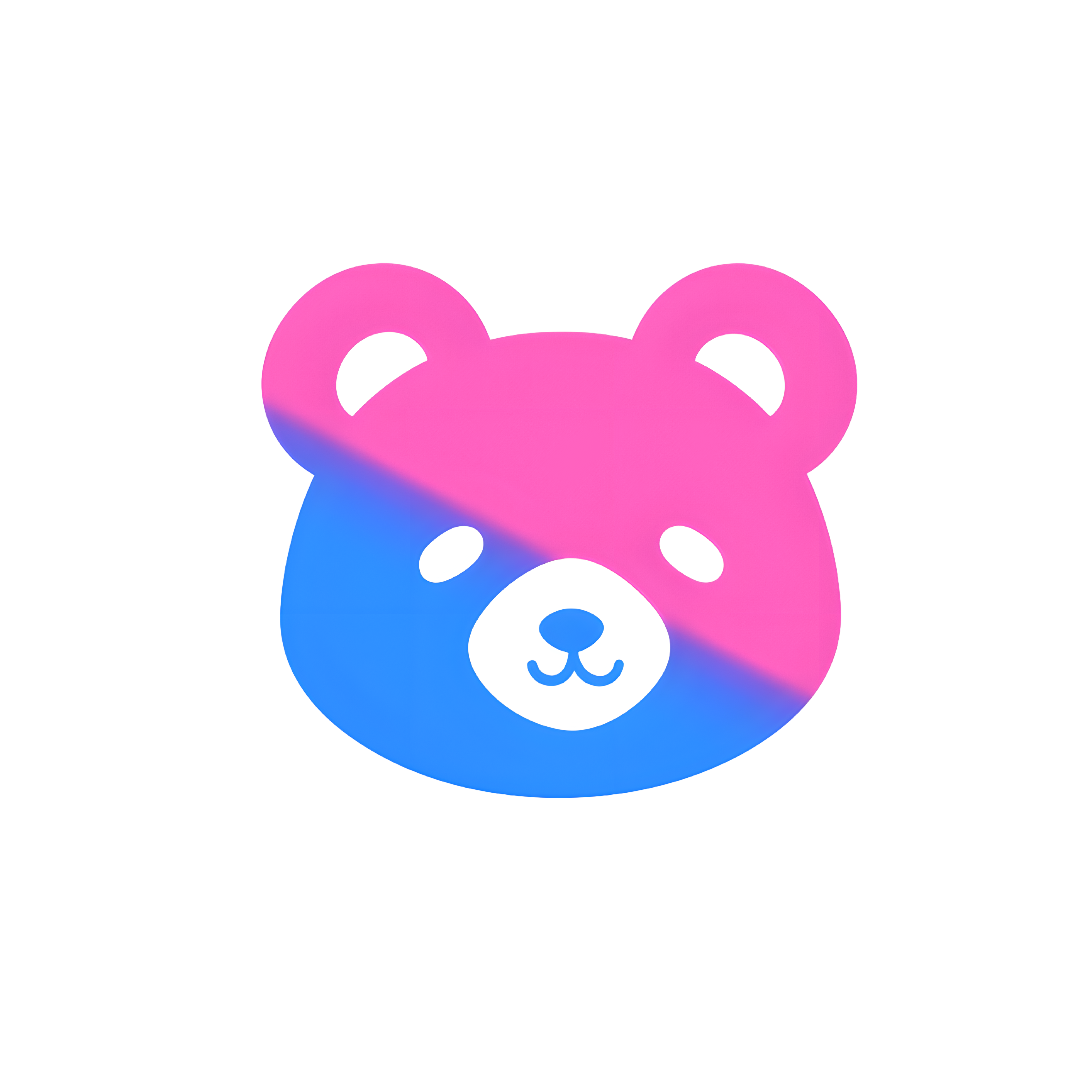 小熊logo简洁插图