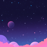太空背景商业设计插图