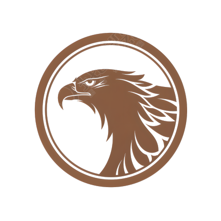 老鹰logo简洁图形素材