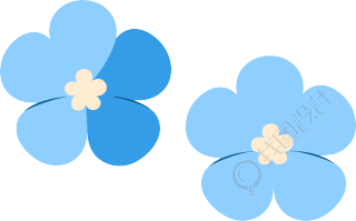 花瓣设计元素插图