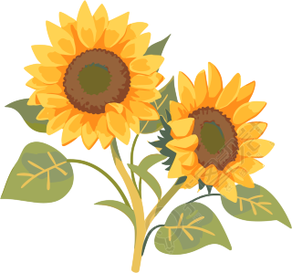 花朵插画设计元素
