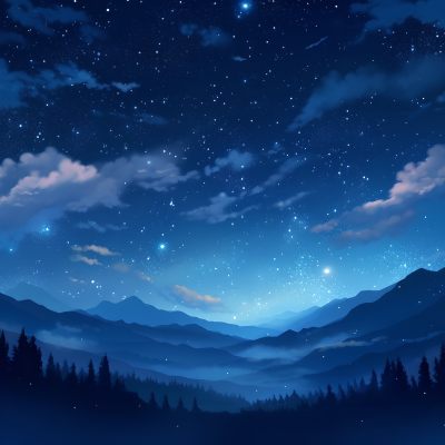 奇幻星空创意设计元素