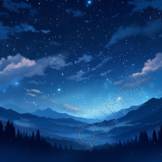 奇幻星空创意设计元素