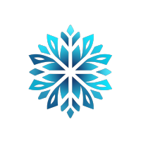 雪花图标高清插图