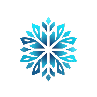 雪花图标高清插图