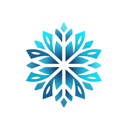 雪花图标高清插图