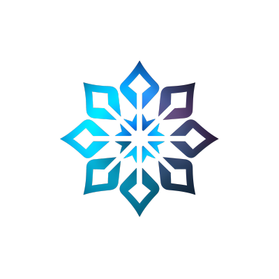 雪花图标插画设计素材