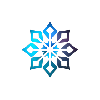 雪花图标插画设计素材