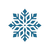 雪花图标可商用插画