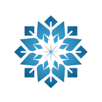 雪花图标创意设计元素