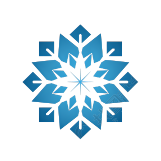 雪花图标创意设计元素