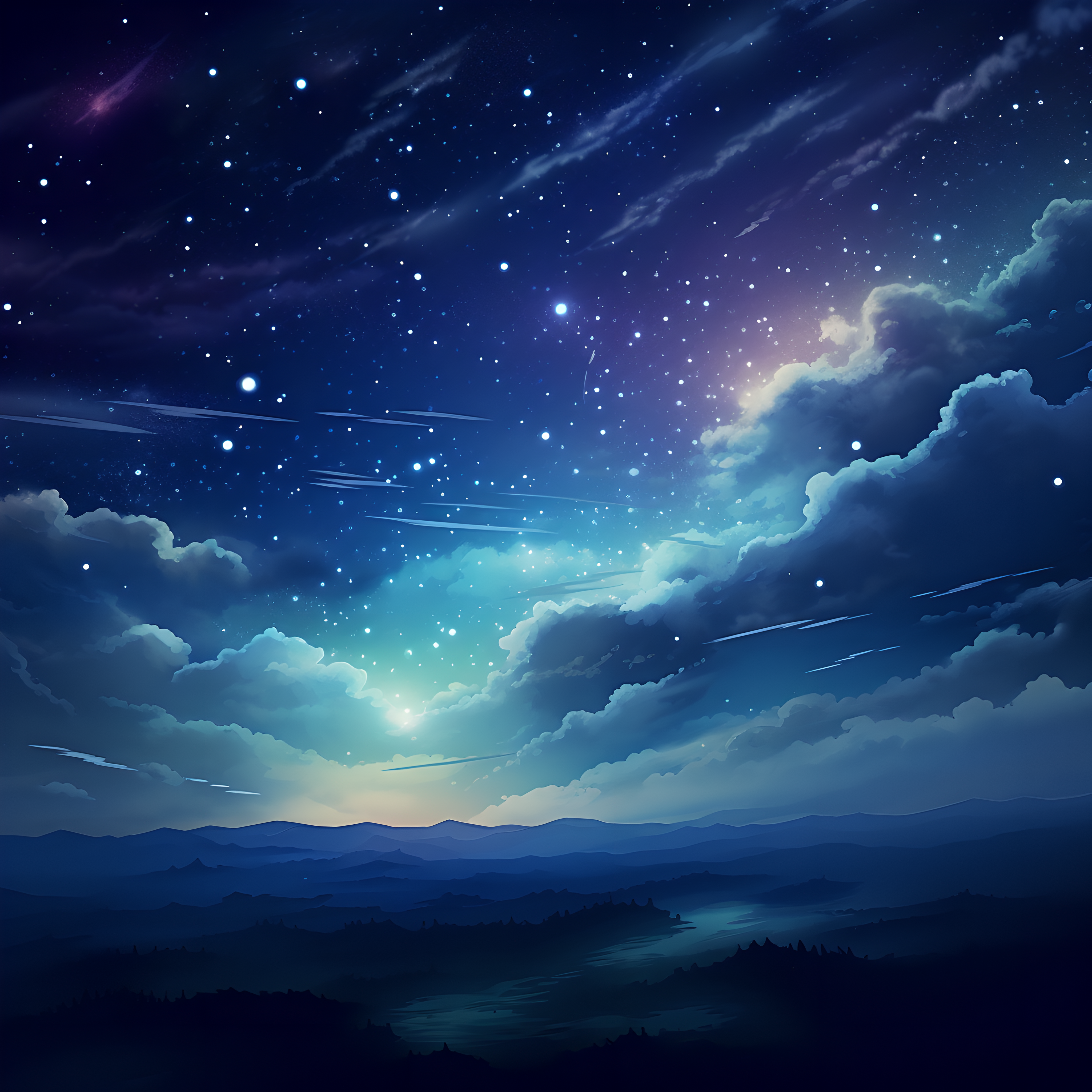 奇幻星空可商用素材