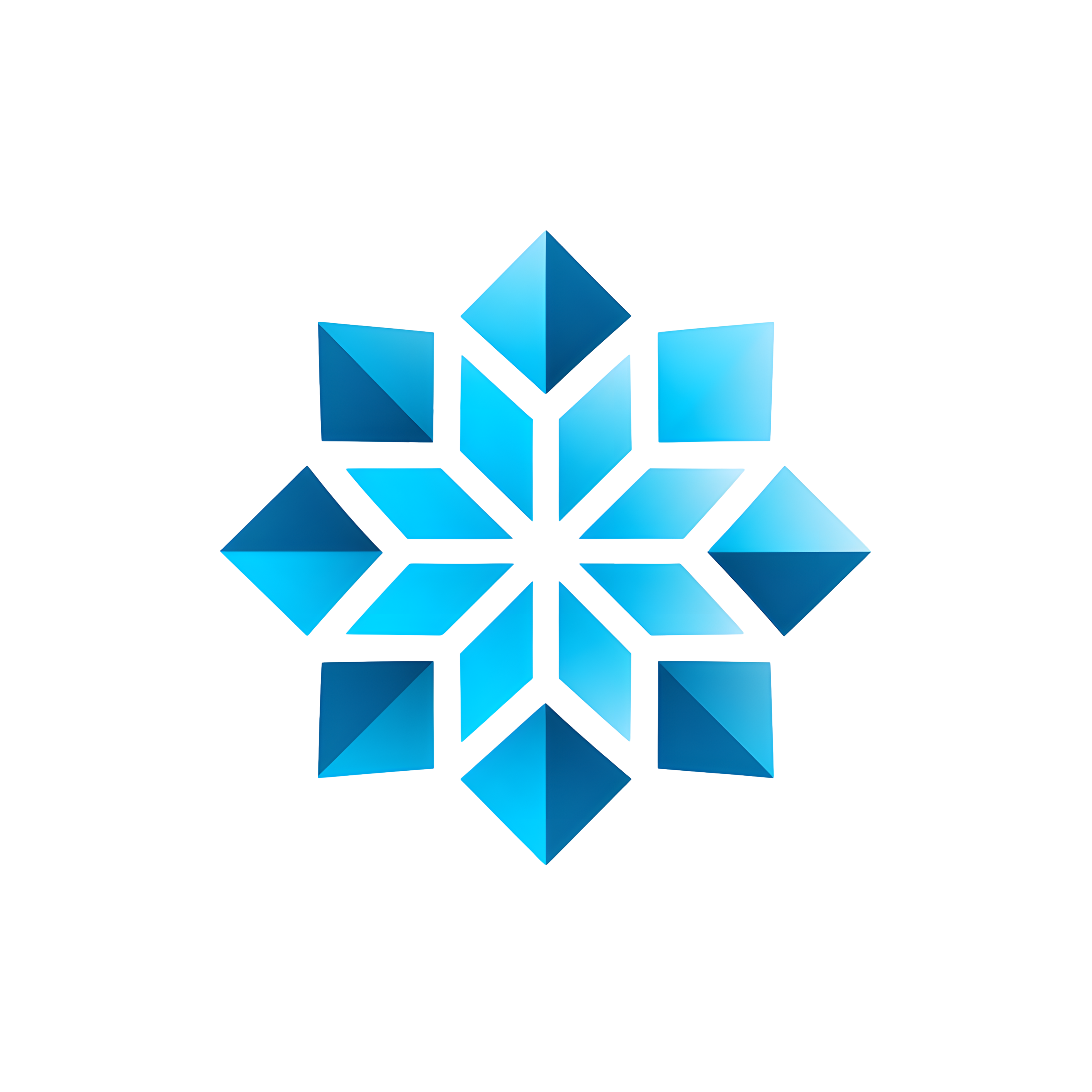 雪花图标美丽素材
