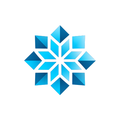 雪花图标美丽素材