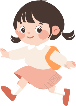 幼儿园卡通学生素材