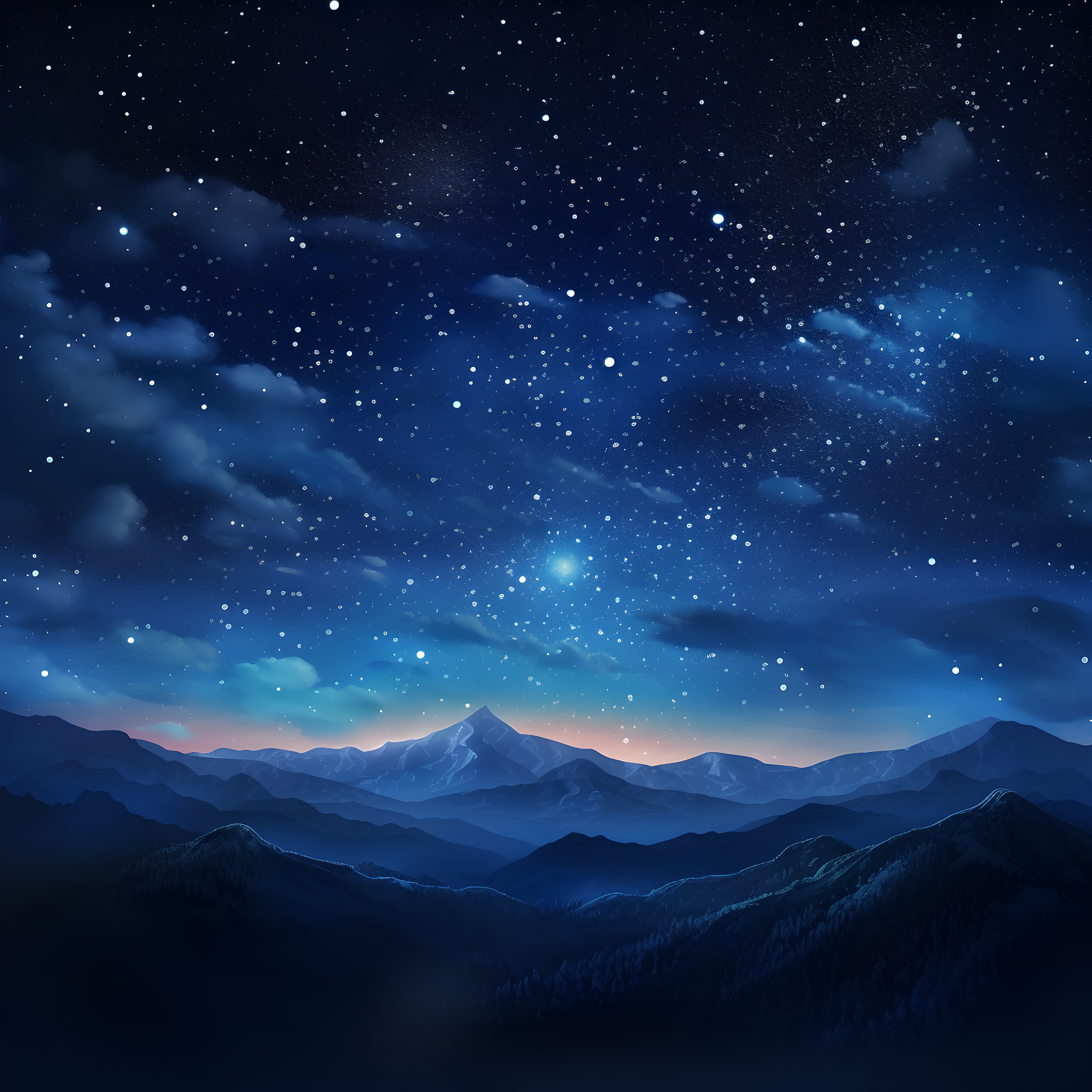 奇幻星空元素