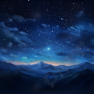 奇幻星空元素